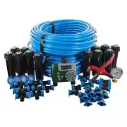 Orbit In-Ground Blu-Lock Sprinkler System Kit 1/2" 2-Zone w/ Hose Faucet Timer