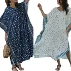 Unique Print Loose Caftan Plus Size Cover up for Women Summer Water