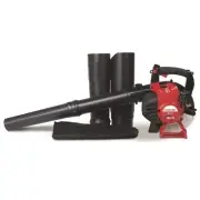 450 CFM 27cc 2 Cycle Gas Leaf Blower Vacuum Mulcher Bushel Bag Debris Sweeper