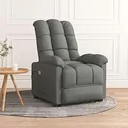 Massage Chair Dark Grey Fabric, Relax Massaging Chairs