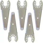 12Pcs Scraper Blades for Caulk Adhesive Sealant Removal Multitool Tapered Cutting Blade for Metal, Wood, Plastics, Foam