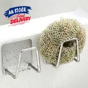 Kitchen Suction Holder Soap Stainless Steel Bathroom Sinks Sink Rack Sponge Dish