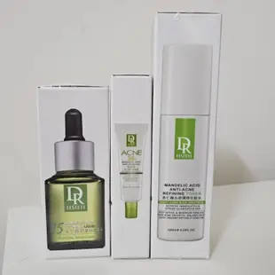 ＜全新＞Dr.Hsieh 達特醫 杏仁酸煥膚精華15% 30ml+30%杏仁酸抗痘凝膠20ml+杏仁酸化妝水120ml