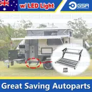 Australia Single Aluminium Manual Pull Out RV Motorhome Caravan Step 200KG NEW