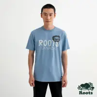 在飛比找momo購物網優惠-【Roots】Roots 男裝- SPRAY PAINTED