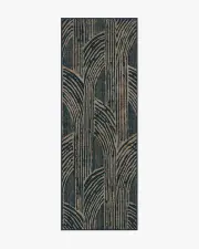 75' x 215' | Machine Washable Runner Rug | Kid & Pet Friendly | Indoor Rug | Beni Blue Rug by Martyn Lawrence Bullard | Ruggable