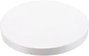 uxcell 250mm ID Pipe End Cap, Round Fencing Post Tubing Insert Pipe Cover Protector for Pipeline Protection, White