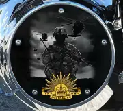 HARLEY DAVIDSON NARROW PROFILE DERBY 2016+ TOURING AUSTRALIAN ARMY