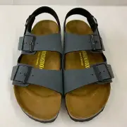 Birkenstock New w/ Box Milano Basalt Birko-Flor Regular Width - Select Size