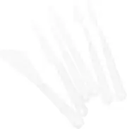DIY Craft Knife Set Plastic Handle 6-Piece Palette Knife for Acrylic Painting for Mixing Colors