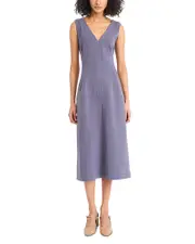 Luxely Drop Waist Midi Dress