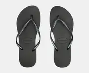 Havaianas Women's Slim Metallic Thongs - Black