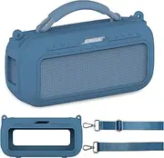 [BCWEGION] Silicone Protective Case and Srap for Bose SoundLink Max Portable Speaker, Soft Protective Cover for Bose SoundLink Max Portable Speaker Accessories (Case Only)