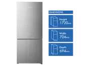 Hisense 417L Bottom Mount Refrigerator