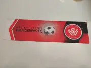 Western Sydney Wanderers WSW A-League Neoprene Bar Mat 55x15cm Football Soccer