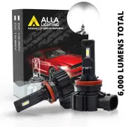 LED White Fog Light Bulb For 2007-20 Mitsubishi Outlander,6000LM w/ Beam Pattern (for: Mitsubishi)