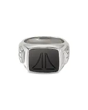 John Hardy Sterling Silver Onyx Signet Ring