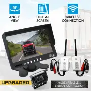 Elinz 7"LCD Monitor HD 4PIN CCD Reversing Camera Digital Wireless Receiver Transmitter