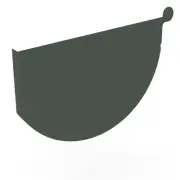 QLD NEW Stratco Smoothline Gutter Stop End Slate Grey