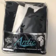 Thermal Underwear 2-PACK Arctic Hero Boys Waffle Knit Top & Long John Set 12/14