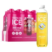 Sparkling Ice Pink Variety Pack, Flavored Sparkling Water, Zero Sugar, and Vitam