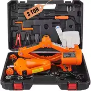 Electric Car Jack 3/5Ton Lifting Set DC 12V Car Scissors Jack With Impact Wrench
