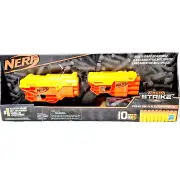 Nerf Alpha Strike QS-4 Cobra RC-8 Fang Double Pack Hasbro Blaster 10 x Darts