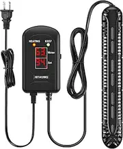 HiTauing Aquarium Heater,300W Fish Tank Heater with LED Digital Display & 5 Safety Protection,Submersible Aquarium Heater with 2 Suction Cup and 8.2Ft Cord for 40-75 Gallon Fish Tank.,(HZ-803-300W)