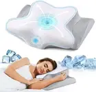 Neck Pillow Cervical Memory Foam Pillows, Cooling Contour Pillow for Neck Pain