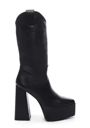 [SIMMI] Ruman-2 Cowboy Boots - Black