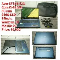 在飛比找旋轉拍賣優惠-Acer SF314-52GCore i5-8250U