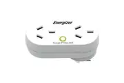 Energizer 2-Port 10A 2400W Surge Protection [ET-DOS175]