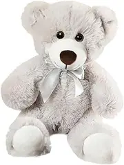Stuffed Bear Plush,Cute Stuffed Cartoon Bear Toy | Soft Cuddly Plush Animal Pillow for Living Room Bedroom Study Shelf