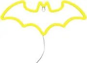 Batman LED Neon Light - Officially Licensed DC Comics, Iconic Logo Shaped Lamp, USB Powered, Boys Bedroom Accessories & Decor | Paladone