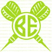 Custom Fits Yeti RTIC Dart Monogram Vinyl Decal Ozark Hogg Sized Sticker Darts