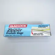 70s 80s Vintage Glad Lock Freezer Bags Storage Zipper 15 Bags Movie TV Prop