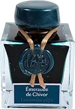 Herbin Jacques Collection 1670 15035JT Ink Bottle 50 ml Emerald by Givors