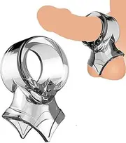 Silicone Penis Ring for Men Couples Delay Control Stim-ulator Pleasure Bondage Device Male Foreskin Resistance Ring Cock Rings for Ere-ction Enhancing Men