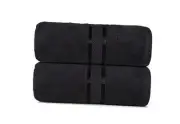 Premium 2-Piece Cotton Bath Sheet Set - Ultra Bath Sheets - 2 Piece Black