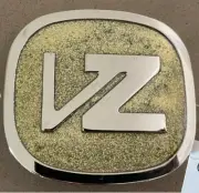 VONZIPPER Gold "Glitter Icon" Belt Buckle ONLY - NEW WITH TAGS!
