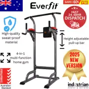 Power Tower Chin Up Bar Push Pull Up Weight Bench Gym Station Equipment Home Fit