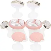 Mikinona Toe Spacers Separators 8 Pack Silicone Toe Separator Nail Supplies for Art