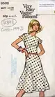 1973 Vintage Vogue Sewing Pattern (B36″) DRESS (2373) Vogue 8508