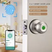 Smart APP Control Door knob, Fingerprint Door Lock Smart Lock Biometric Door NEW