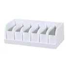 Belt Storage Organizer 6 Compartments Storage Box Closet Belt Holder Tie and