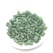 30pcs Natural Grade A Jade Jadeite Green Tube 8mm Loose Bead Jewelry
