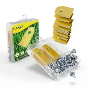 Replacement Blades for Navimow i105E/i108E/H500E-VF/H800E-VF, Robotic Lawnmower Blades with Titanium Coating, Includes Screws, Replacement Blades f...