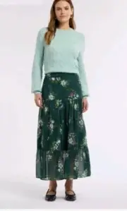 REVIEW Woodland Bloom Midi Skirt RRP $179.95 Size 12 ---- BNWT