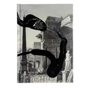 Christian Lacroix Arles Flocked B5 Journal/Notebook Writing Stationery Black