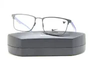 NEW NIKE 4314 070 BLACK BLUE AUTHENTIC EYEGLASSES W/CASE 54-17